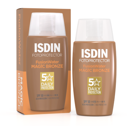 Isdin Fusion Water Magic Color Bronze SPF 50 Protezione 50 ml